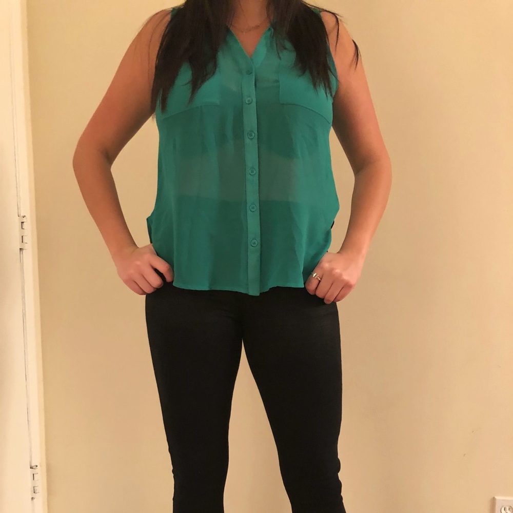 Classic Lush Emerald Green Tank (Size S)